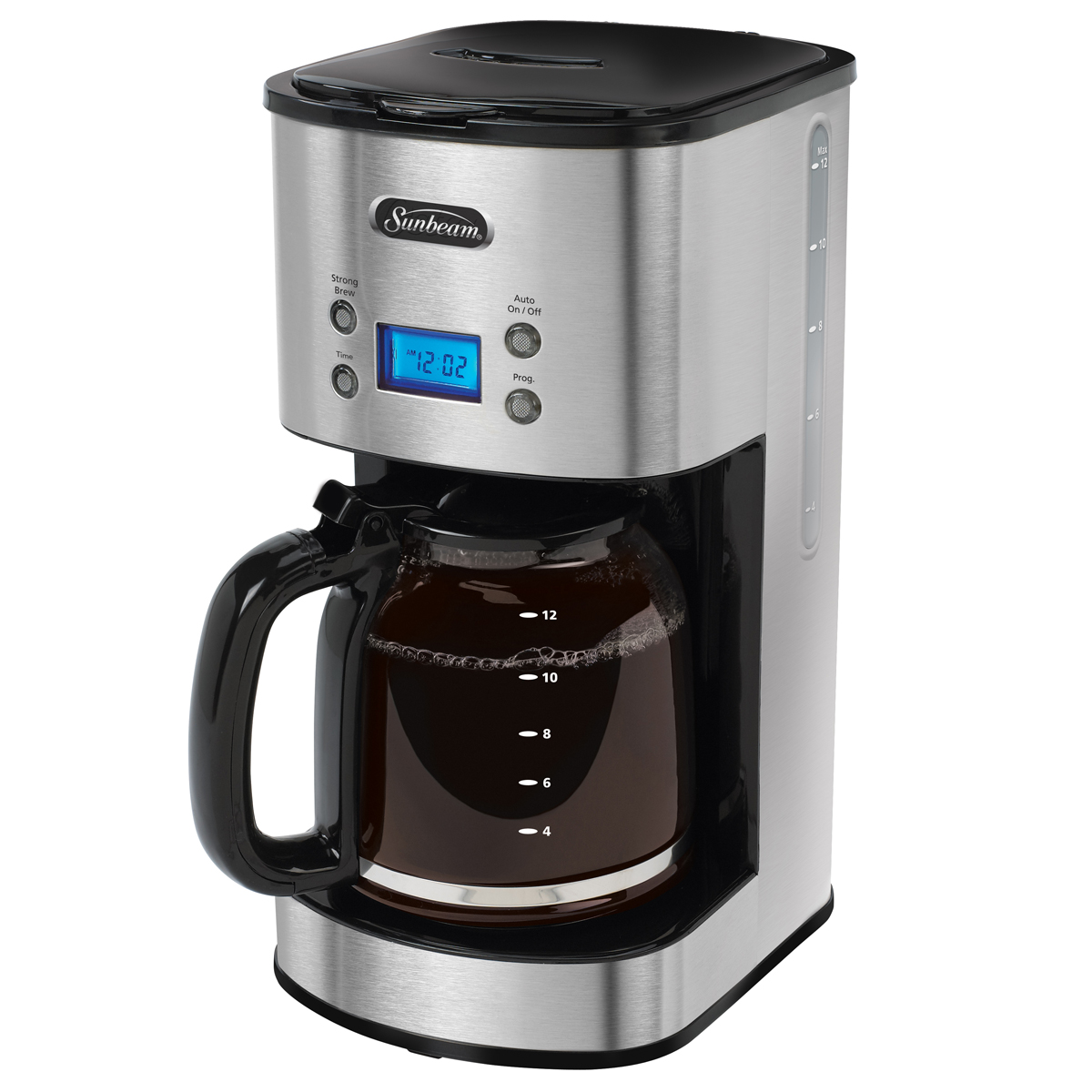 Sunbeam® 12Cup Programmable Coffeemaker, Stainless Steel BVSBCM0001