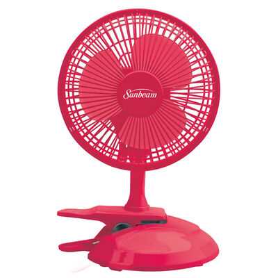 Sunbeam® Cool Me™ 6-inch Table/Clip Convertible Fan, Fuschia Pink Sunbeam® Cool Me™ 6-inch Table/Clip Convertible Fan, Fuschia Pink