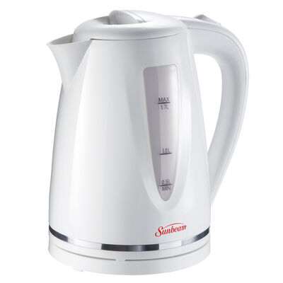 Sunbeam® 1.7L Cordless Electric Kettle, White Sunbeam® 1.7L Cordless Electric Kettle, White