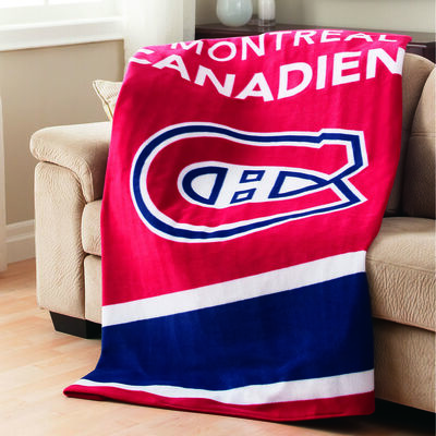 Sunbeam® NHL® Fleece Heated Throw, Montreal Canadiens® Sunbeam® NHL® Fleece Heated Throw, Montreal Canadiens®