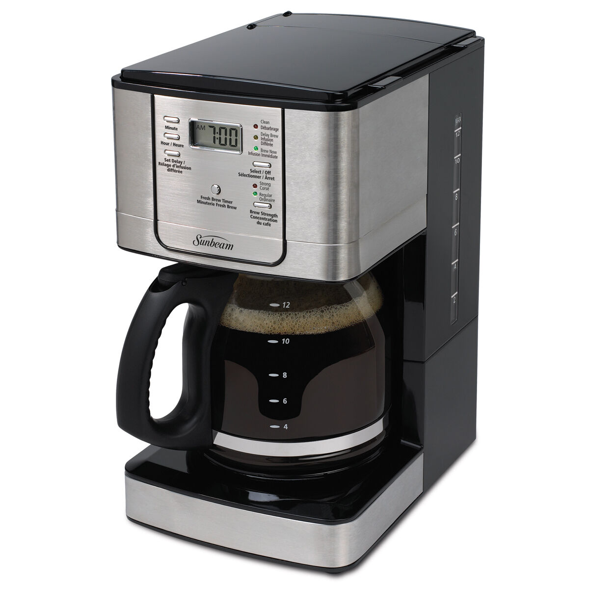 Sunbeam programmable coffeemaker stainless steel hot sale