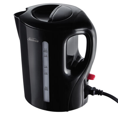 Sunbeam® 1.7L Detachable Cord Electric Kettle, Black