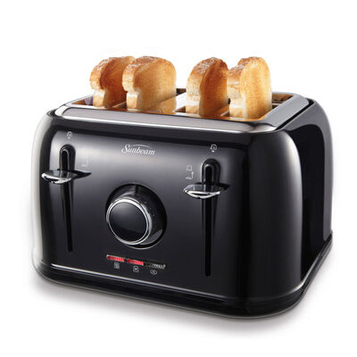 Sunbeam® 4-Slice Toaster, Black