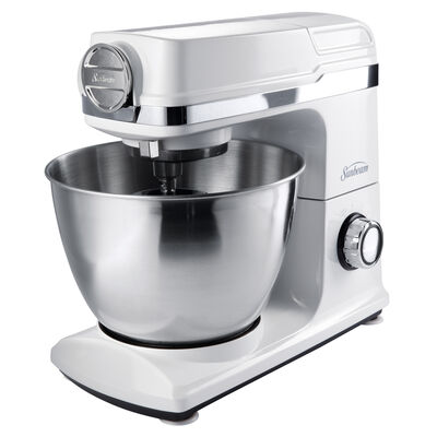Batteur Sur Socle Sunbeam Mixmaster A Systeme D Engrenage Planetaire Blanc Fpsbsm3481w 033 Sunbeam Canada