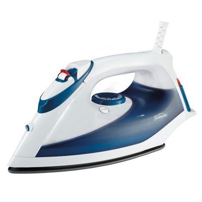 Sunbeam® Classic Iron, White & Blue