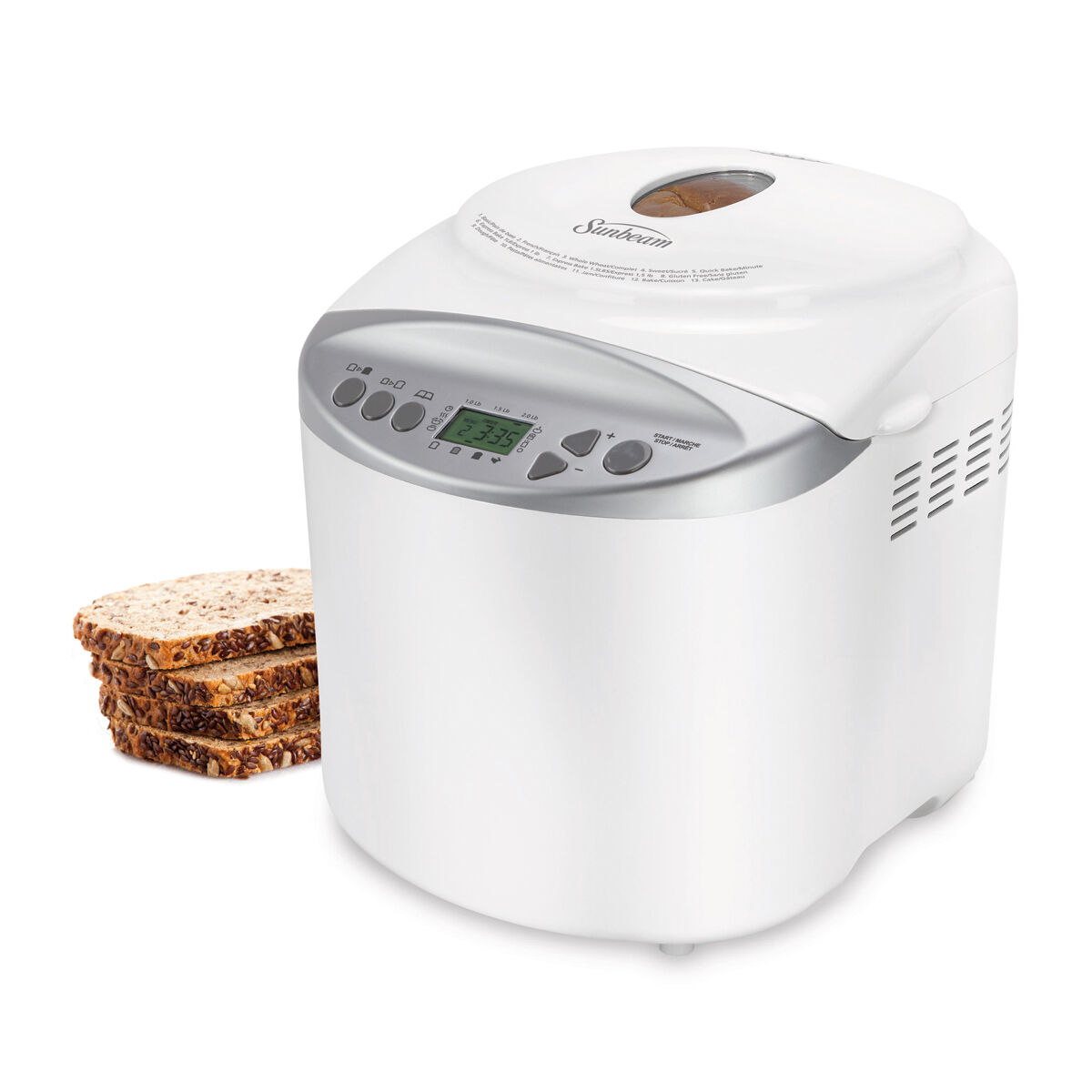 Oster 2lb bread maker top