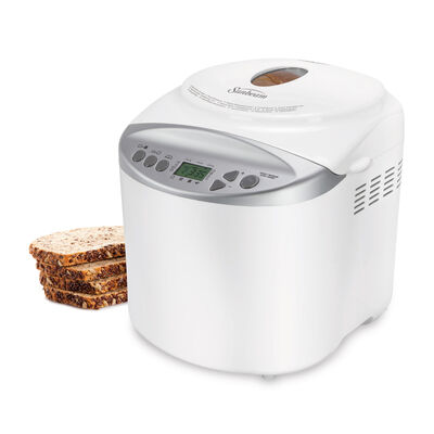 AICOOK Bread Maker, 2LB Stainless Steel Bread Machine with Gluten-Free  Setting