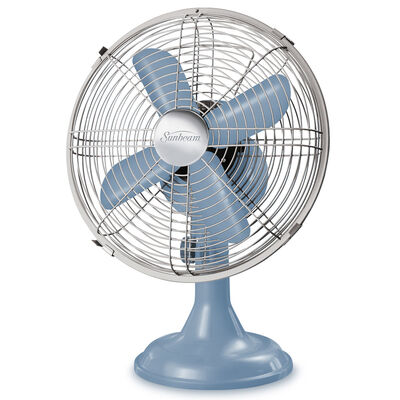 Sunbeam® Designer Series™ 12-inch Table Fan, Blue