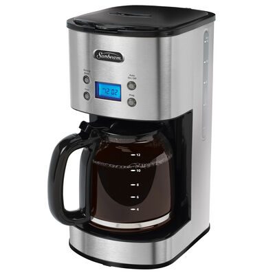 Sunbeam 12 Cup Programmable Coffeemaker Stainless Steel