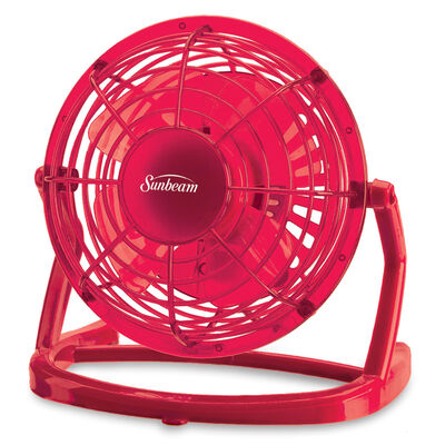 Sunbeam® Cool Me™ 4" Plastic USB Fan, Fuschia Pink Sunbeam® Cool Me™ 4" Plastic USB Fan, Fuschia Pink