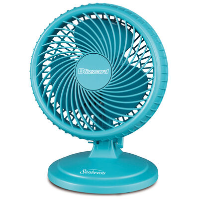 Sunbeam® Table Fan, Scuba Blue Sunbeam® Table Fan, Scuba Blue