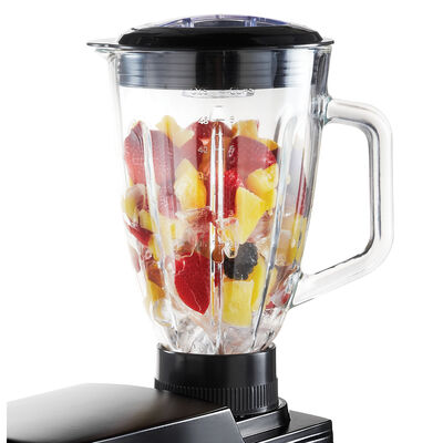 Récipient de mélangeage en verre pour batteur sur socle planétaire