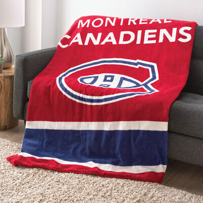 Sunbeam® NHL® Microplush Heated Throw, Montreal Canadiens® Sunbeam® NHL® Microplush Heated Throw, Montreal Canadiens®