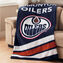 Sunbeam® NHL®  Heated Fleece Throw, Edmonton Oilers® Image 1 of 2