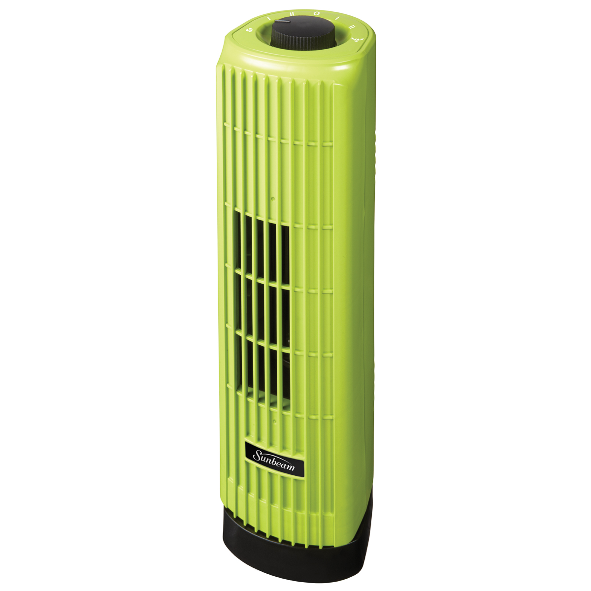 Sunbeam® Personal Tower Fan, Black and Green Sunbeam® Personal Tower Fan, Black and Green