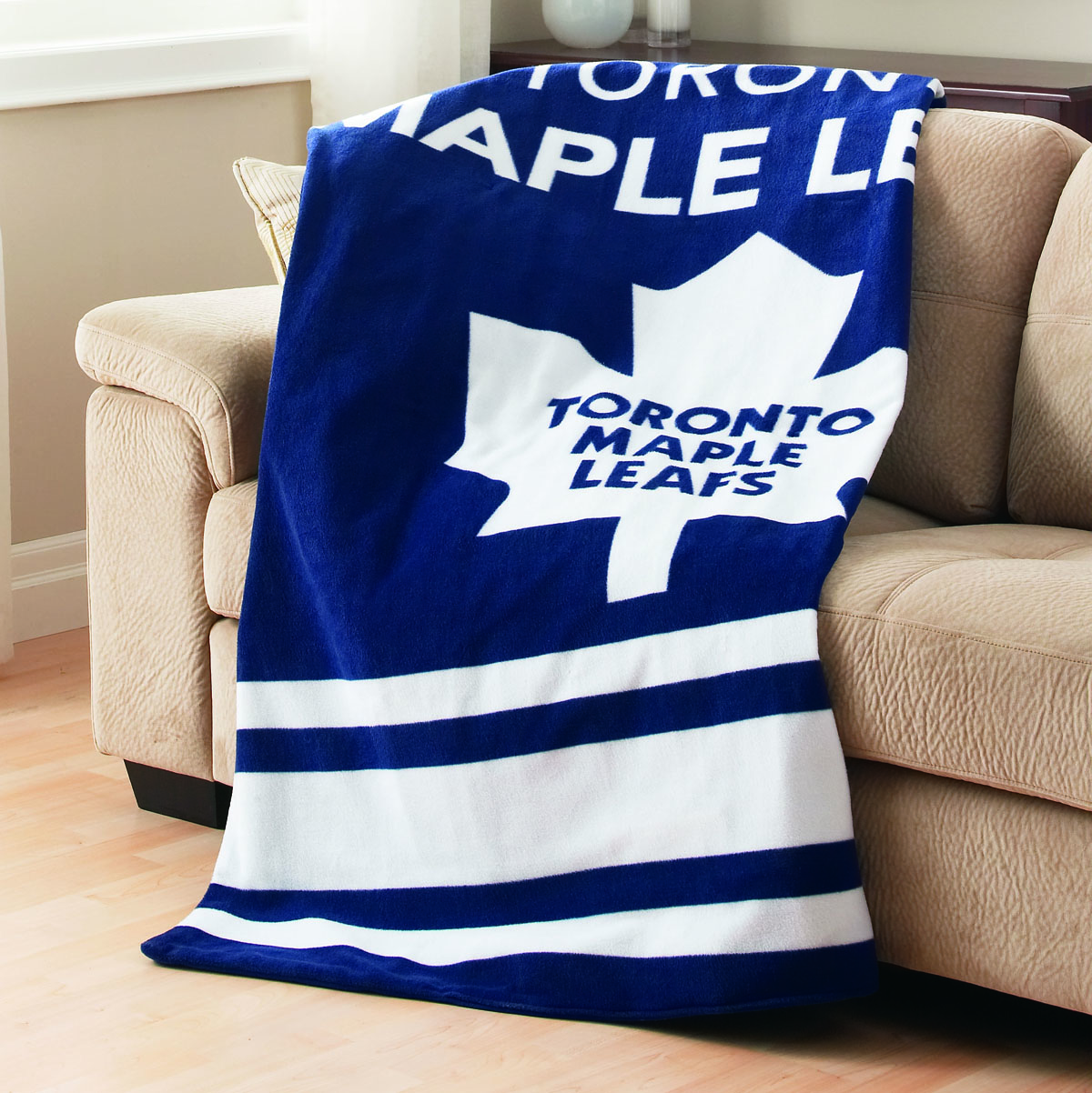 Sunbeam® NHL® Fleece Heated Throw, Toronto Maple Leafs® Sunbeam® NHL® Fleece Heated Throw, Toronto Maple Leafs®