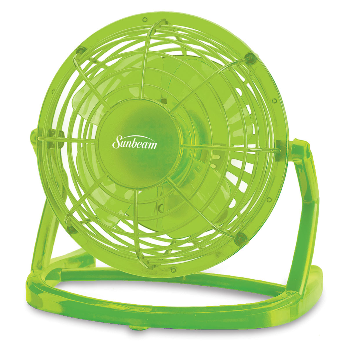 Sunbeam® Cool Me™ 4" Plastic USB Fan, Macaw Green Sunbeam® Cool Me™ 4" Plastic USB Fan, Macaw Green