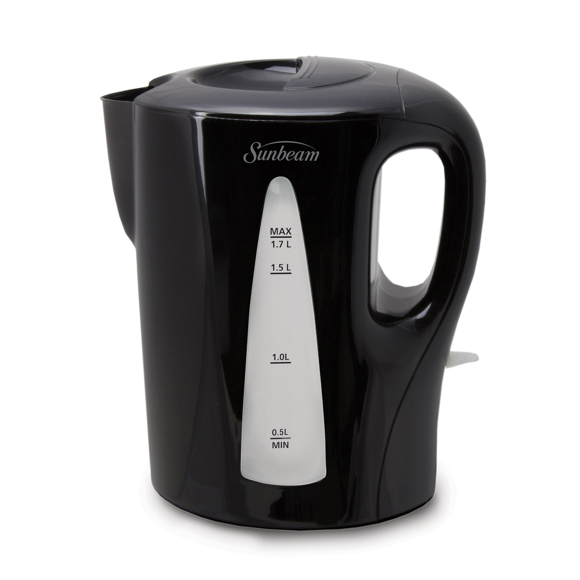 Courant 1.7 Liter Electric Kettle Cordless with LED Light, Black