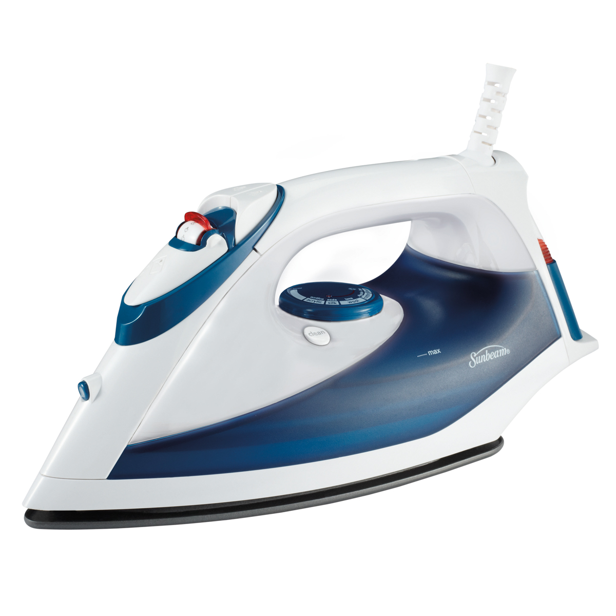 Sunbeam® Classic Iron, White & Blue Sunbeam® Classic Iron, White & Blue