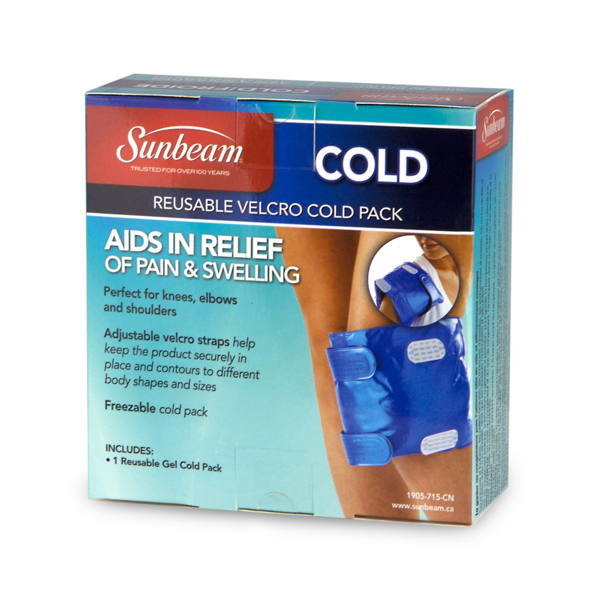 Sunbeam® Cold Gel Pack with Velcro® Closure Sunbeam® Cold Gel Pack with Velcro® Closure