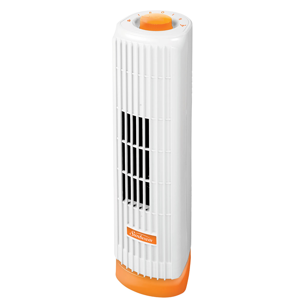 Ventilateur vertical personnel SunbeamMD, blanc et orange Ventilateur vertical personnel SunbeamMD, blanc et orange