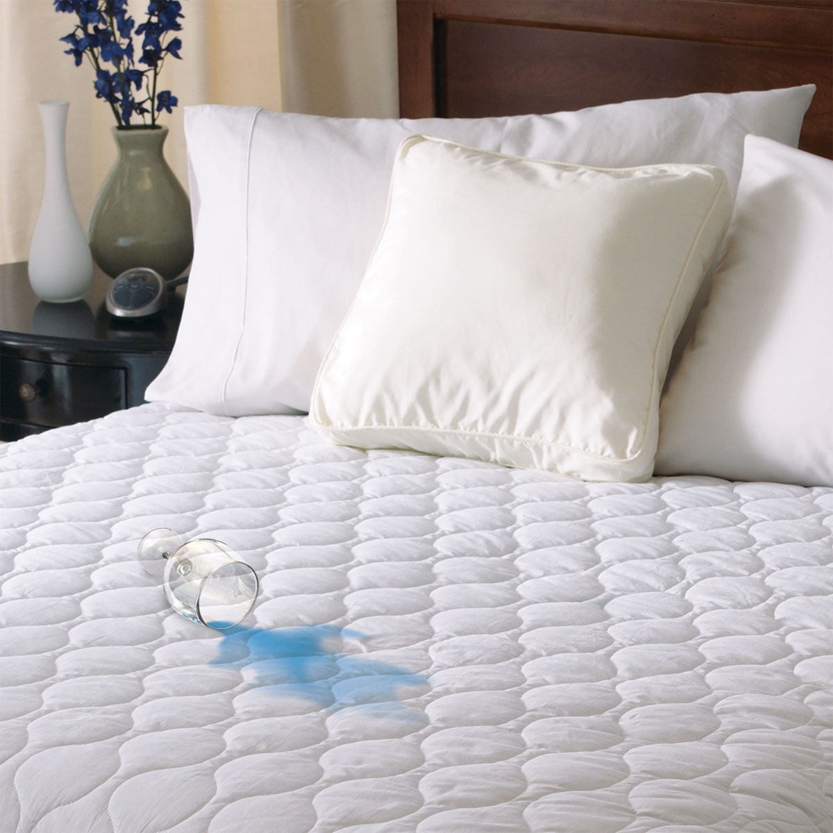 Electric Mattress Pad Queen or King Size Sunbeam Quilted Heated Mattress Pad 