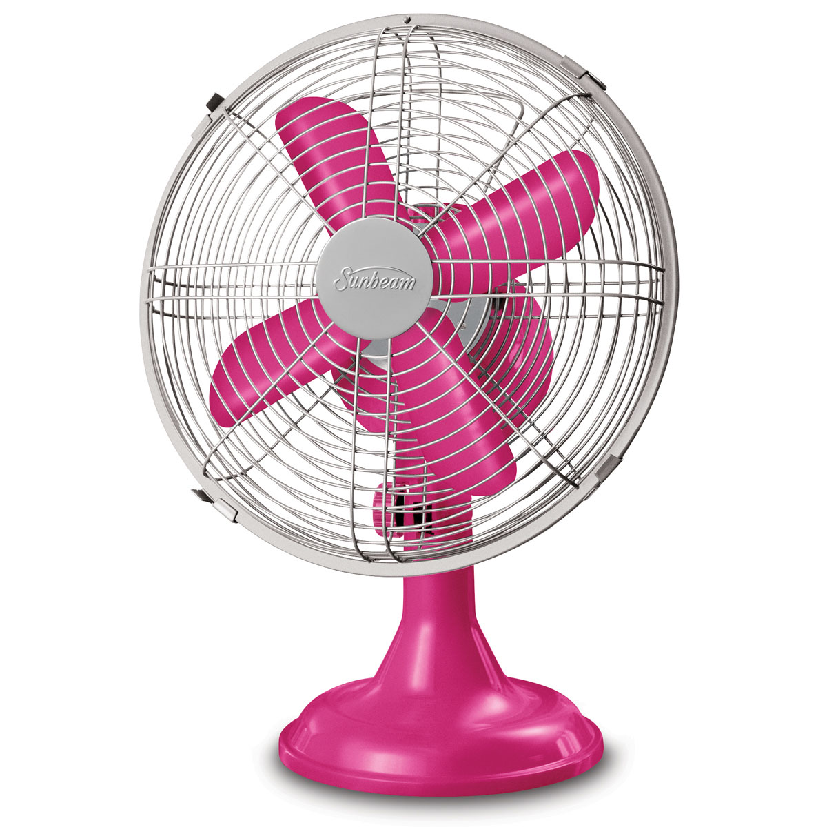 Sunbeam® Designer Series™ 12” Table Fan, Fuschia | Sunbeam® Canada