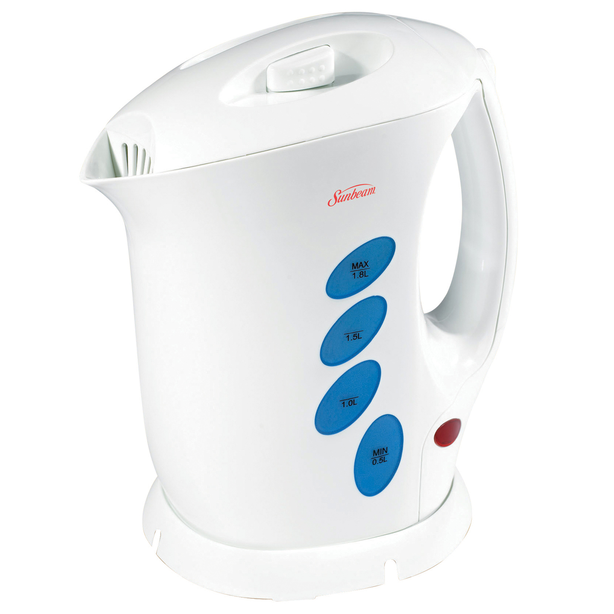 Bouilloire sans fil 1,7 L, blanche sur