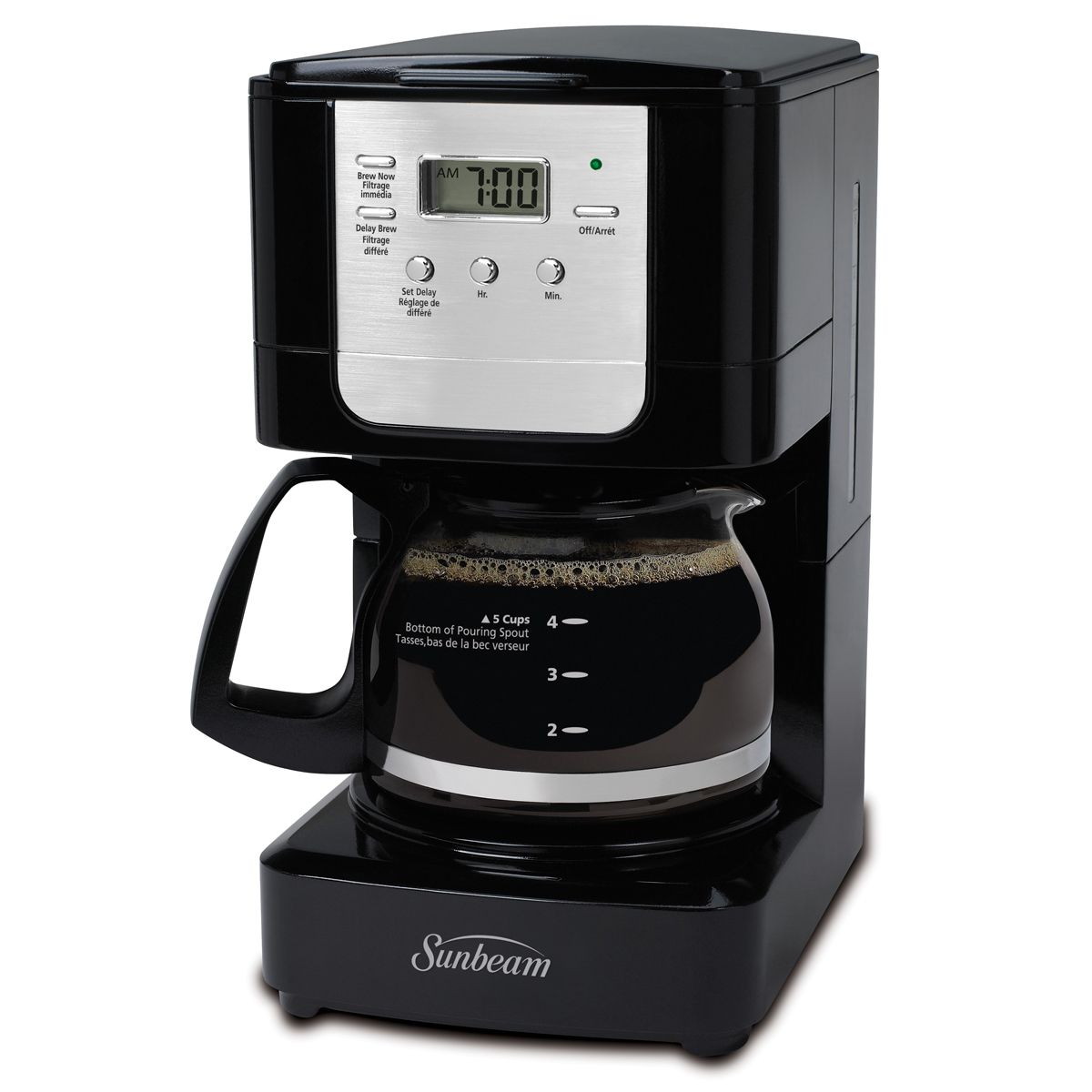 Sunbeam 5 Cup Programmable Coffee Maker Bvsbjwx9 033 Sunbeam