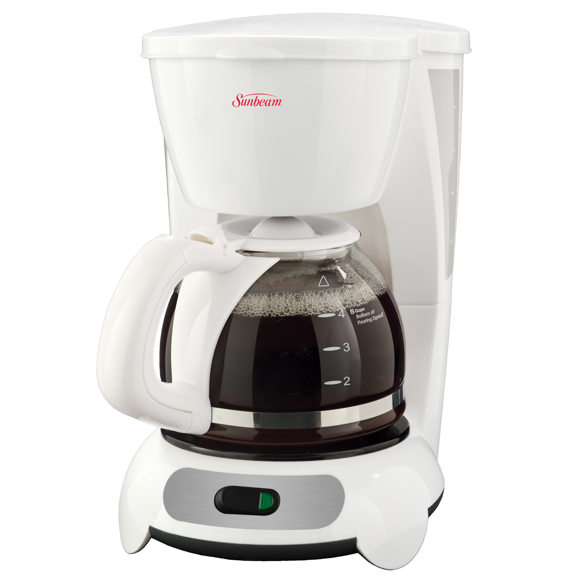 Sunbeam® 5-Cup Switch Coffeemaker, White Sunbeam® 5-Cup Switch Coffeemaker, White