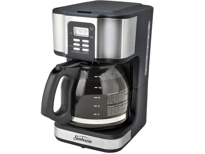 Sunbeam® Designer 12Cup Programmable Coffeemaker, Stainless Steel