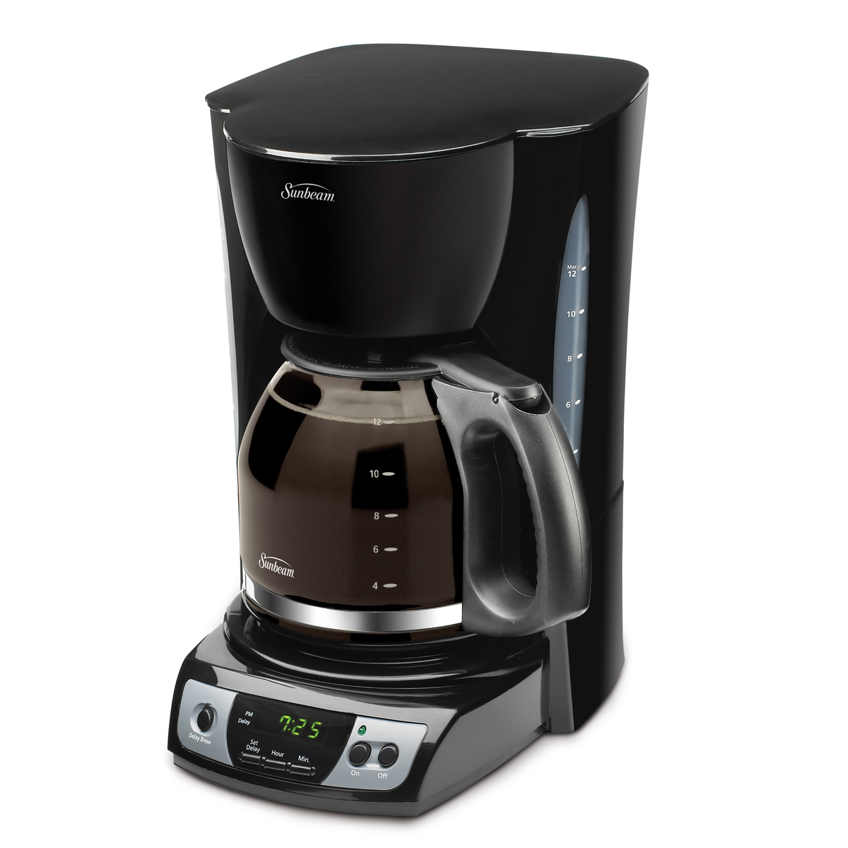 Sunbeam 12 Cup Programmable Coffeemaker Black 6970 33 Sunbeam Canada